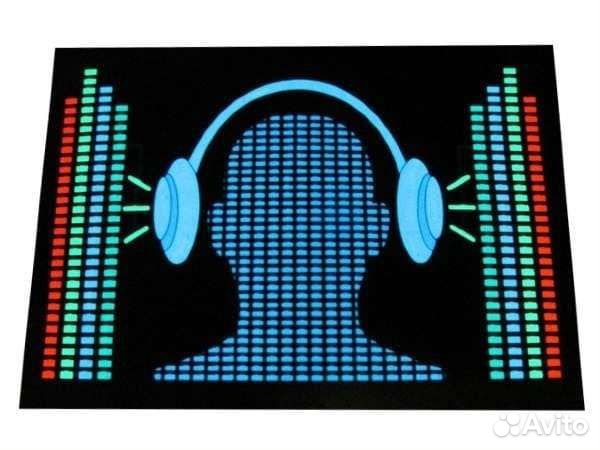 Эквалайзер музыкальный для одежды