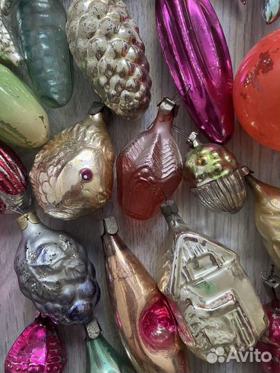 Елочные игрушки СССР одним лотом