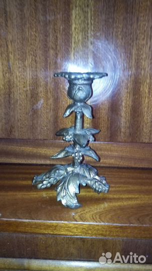 Подсвечник бронза