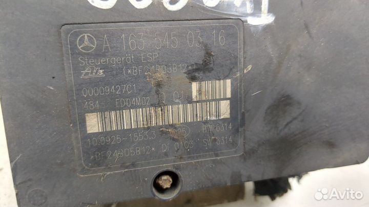 Блок абс, насос Mercedes ML W163