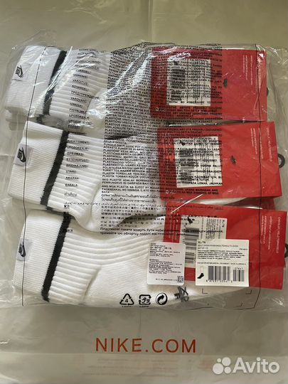 Носки Nike Sneakr Sox средние L/XL