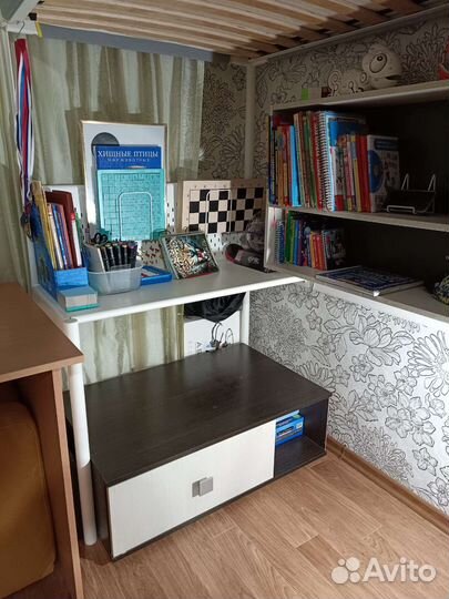 Кровать чердак IKEA белая