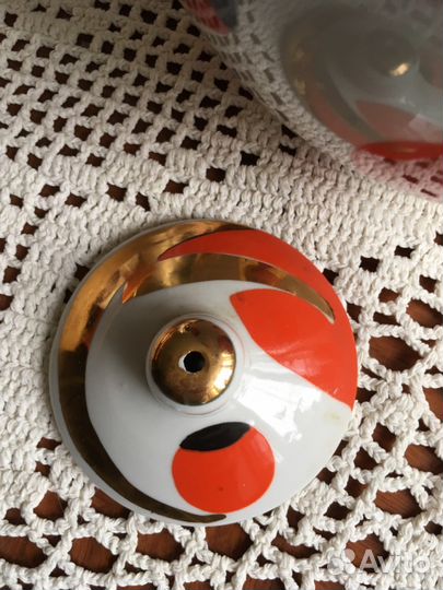 Чайник Вербилки большой СССР новый фарфор