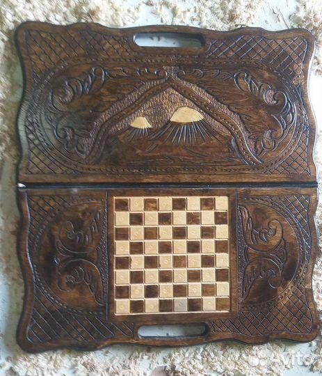 Нарды и шахматы ручной работы