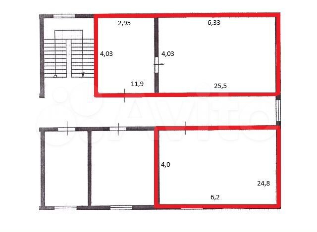 Помещение свободного назначения, 62.2 м²