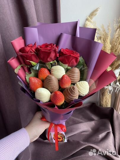 Букет клубника в шоколаде