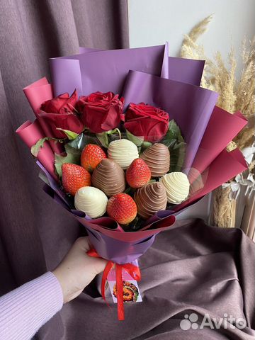 Букет клубника в шоколаде