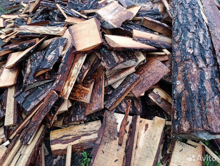 Дрова сосновые (горбыль крупный)