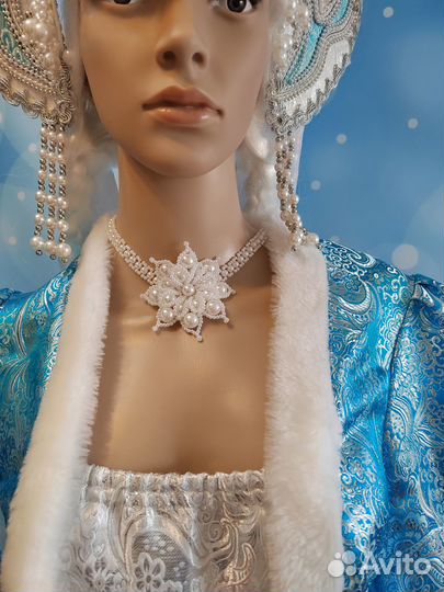 Колье Снегурочки 