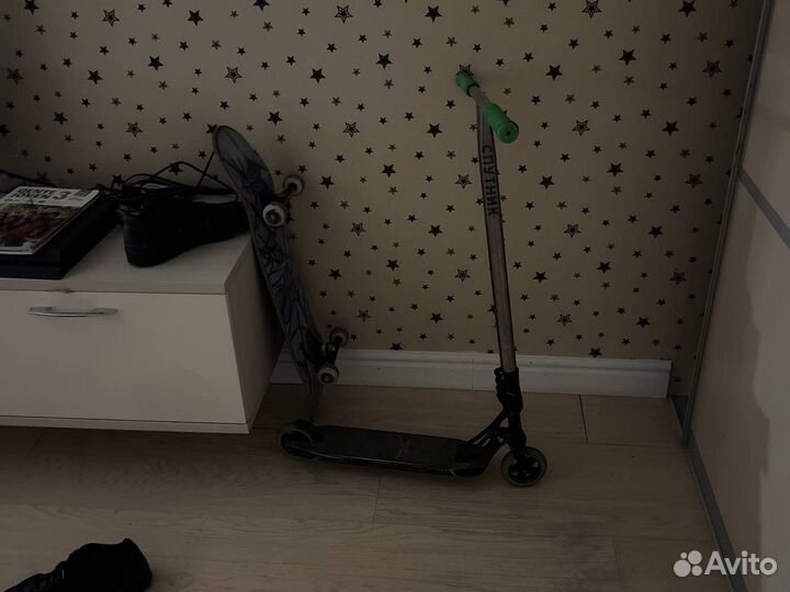 Кастомный трюковой самокат