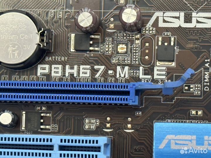 Материнская плата asus P8H67-M LE 1155