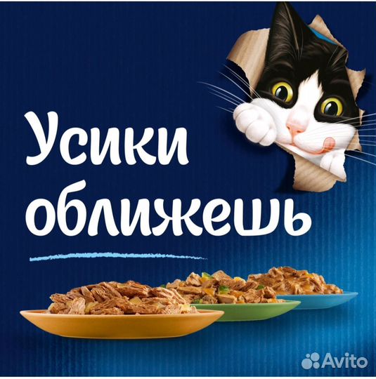 Влажный корм для кошек феликс