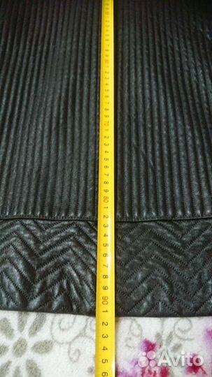 Кожаное пальто