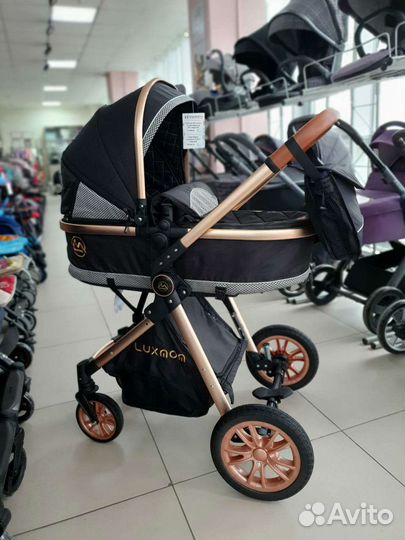 Коляска модульная 3 в 1 (2 в 1) V9 Luxmom
