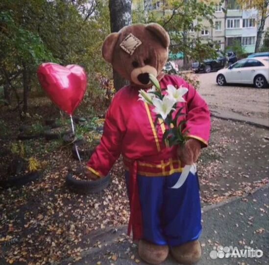 Аниматор на праздник, ведущая, ростовой медведь