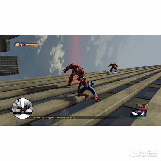 Spider-Man Web of Shadows, б/у, множ.царап., англи