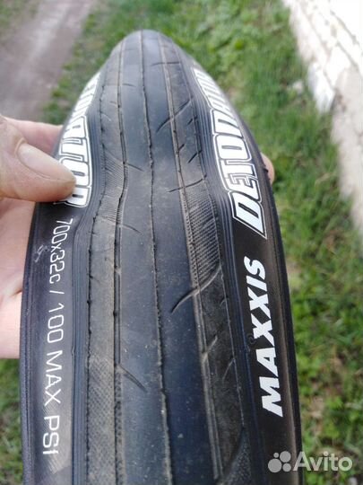 Покрышка Maxxis Detonator 700x32C TPI 60 сталь Bla