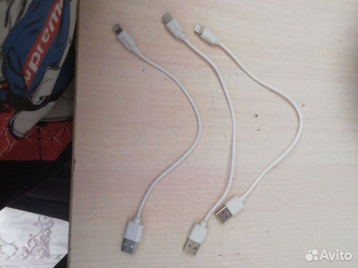 Кабель для наушников airpods, 2 кабель микро usb