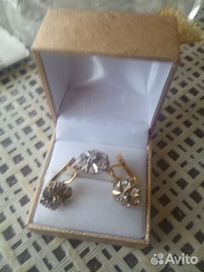 Бриллиантовый комплект бу