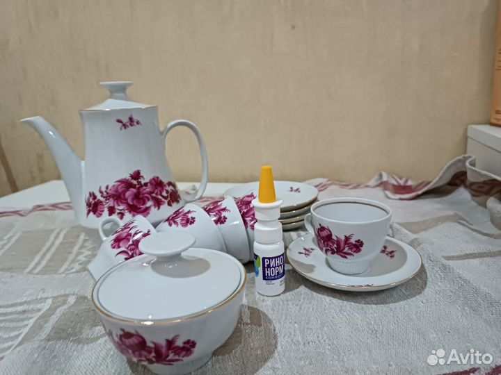 Кофейный сервиз гдр 5 персон 1970-е