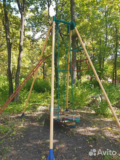 Качели и карусель уличные взрослые