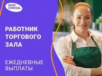 Работник торгового зала ежедневные выплаты