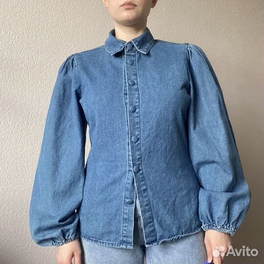 Джинсовая блузка