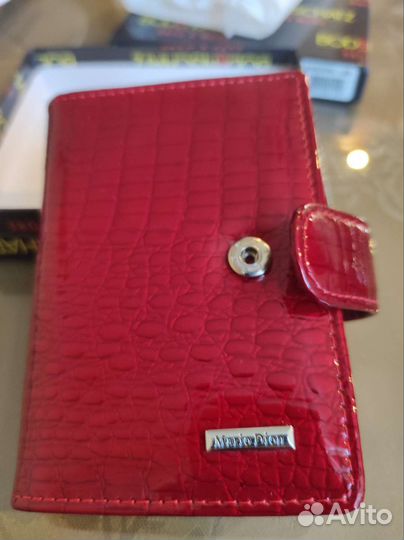 Картхолдер визитница натуральная кожа