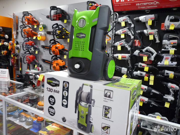 Мойка высокого давления Greenworks G4