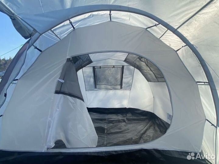 Палатка 4-х местная с тамбуром двухслойная