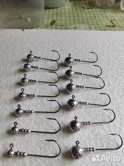 Чебурашки,Джиг головки Barbarian120 от 3/0 до 8/0