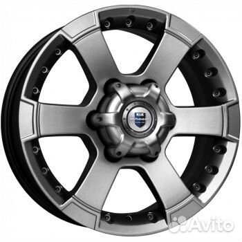Диски K&K M56 7x16 6*139.7 ET22 DIA107.6 Дарк платинум Литой
