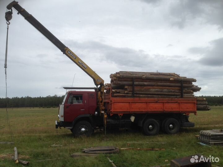 Воровайка камаз, грузоперевозки кран борт, газобет