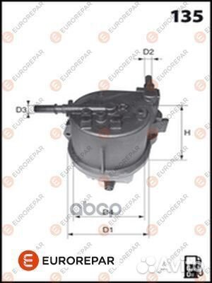 Фильтр топливный E148123 eurorepar