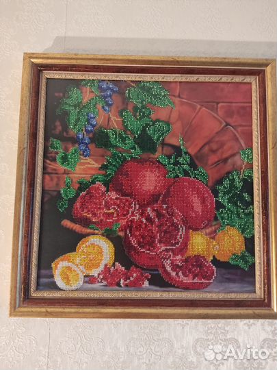 Картины вышитые бисером