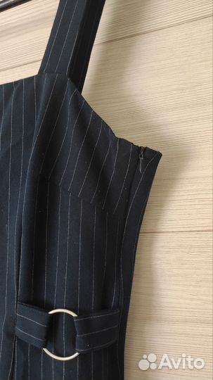 Школьный сарафан синий