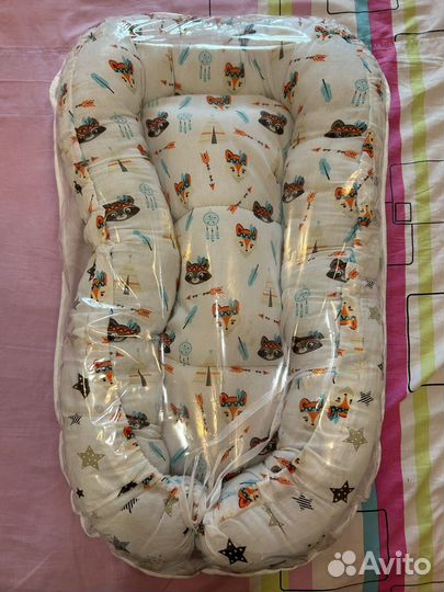 Кокон для новорожденных. Матрасик, гнездышко