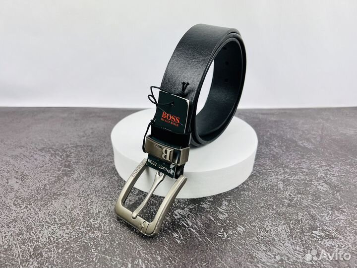 Ремень мужской кожаный Boss