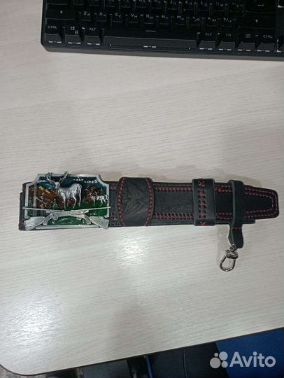 Ремень натуральная кожа ручной работы