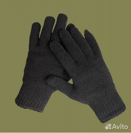 Перчатки трикотажные полушерстяные