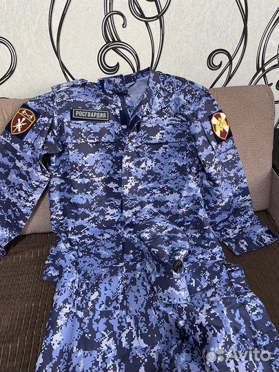 Форма росгвардии синяя точка летняя