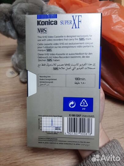 Кассета VHS Konica e180 superxf
