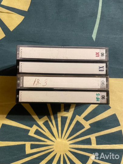 Аудиокассеты sony под запись. Комплектом