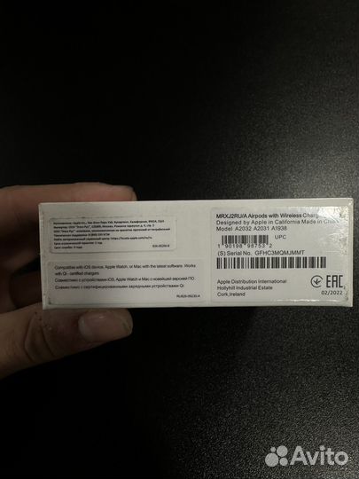 Беспроводные наушники apple airpods 2