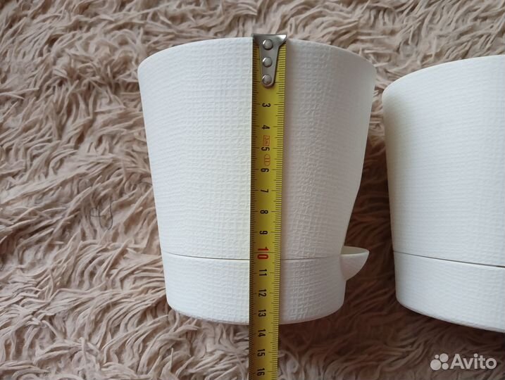 Горшки для цветов 2 шт