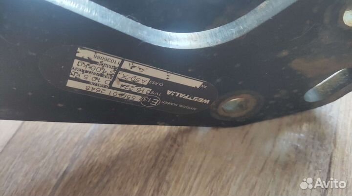 Фаркоп westfalia на рено колеос