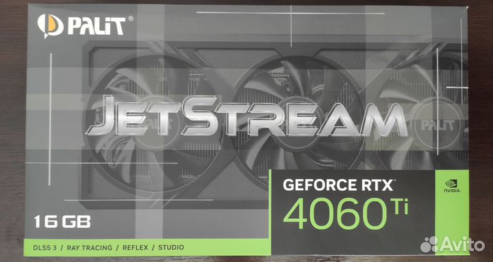 Видеокарта Palit Rtx 4060 Ti 16 GB Новая