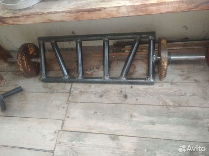 Штанга изогнута 17кг