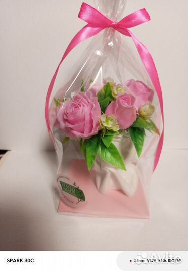 Мыло ручной работы розы