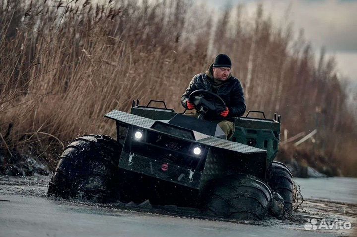 Вездеход Каракат Болотоход Переломка